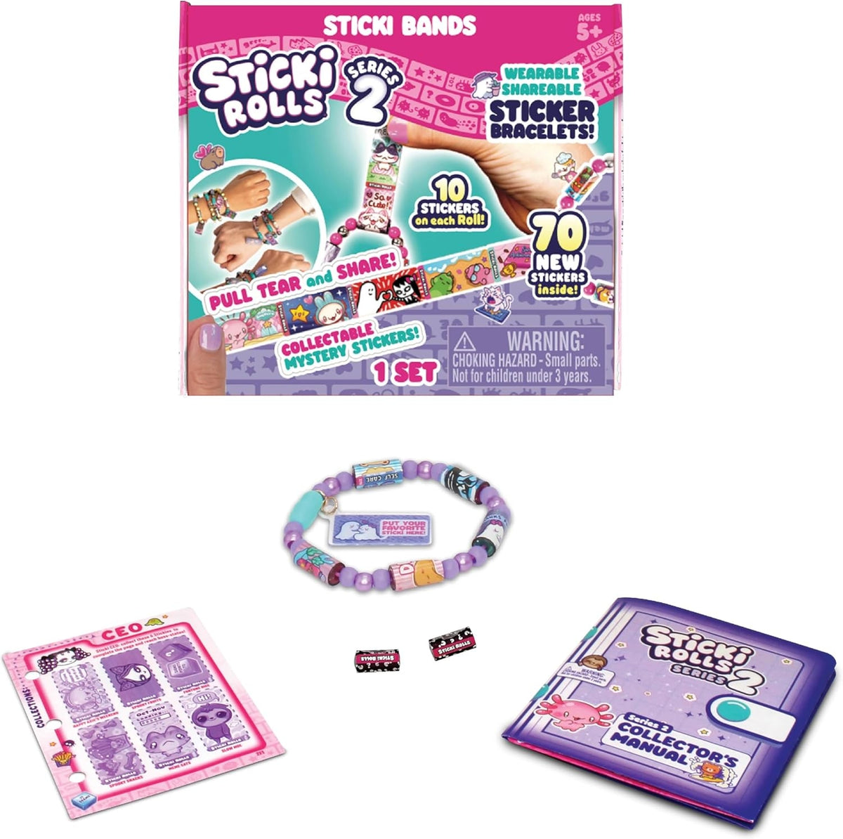 Sticki Rolls Sticki Band Bracelet Series 2