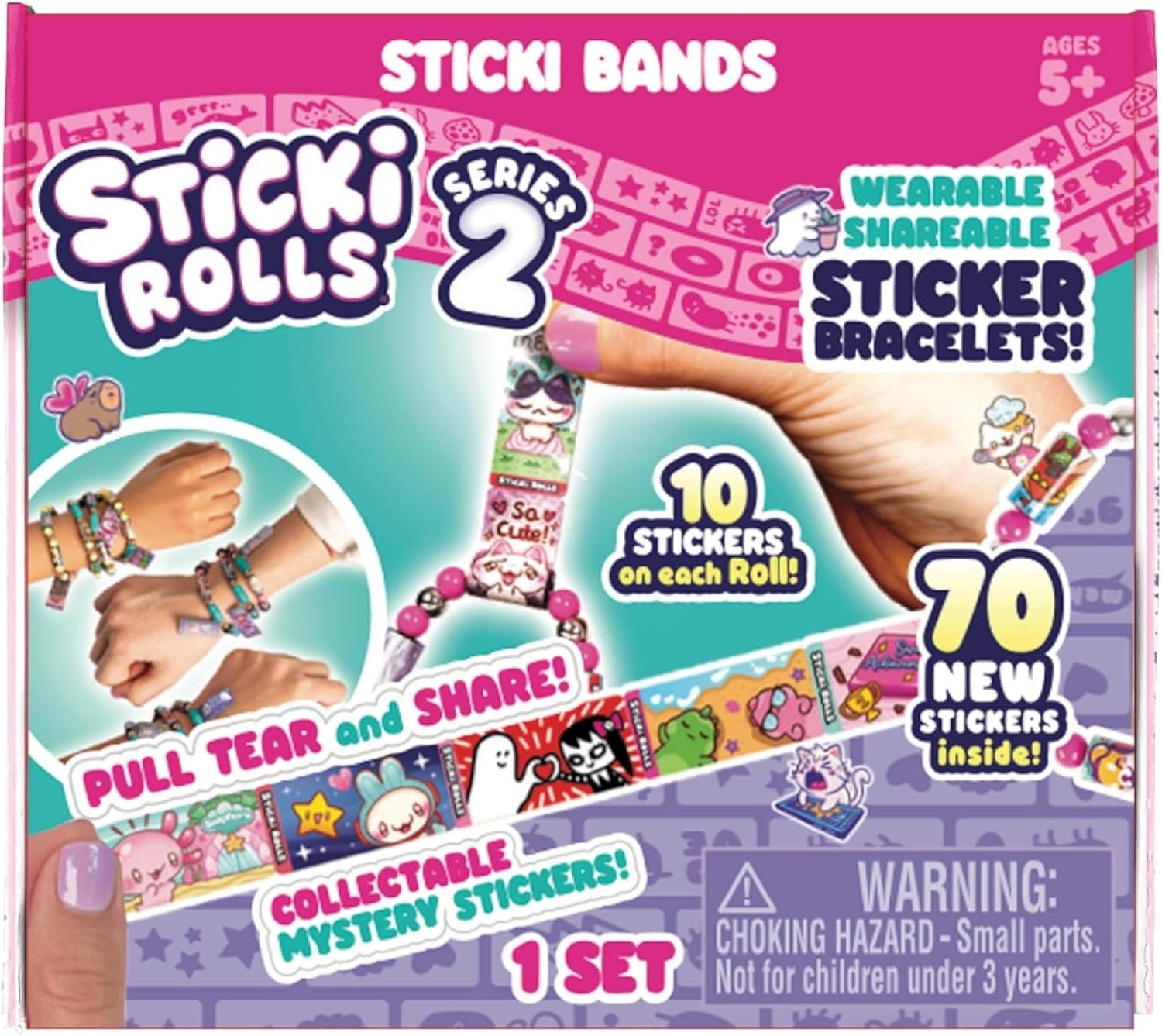Sticki Rolls Sticki Band Bracelet Series 2