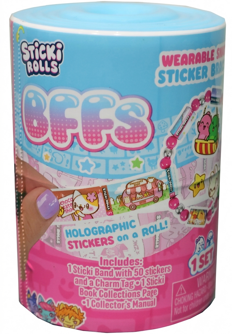 Sticki Rolls BFFs Band Capsule - Friendship Bracelet Kit for Kids