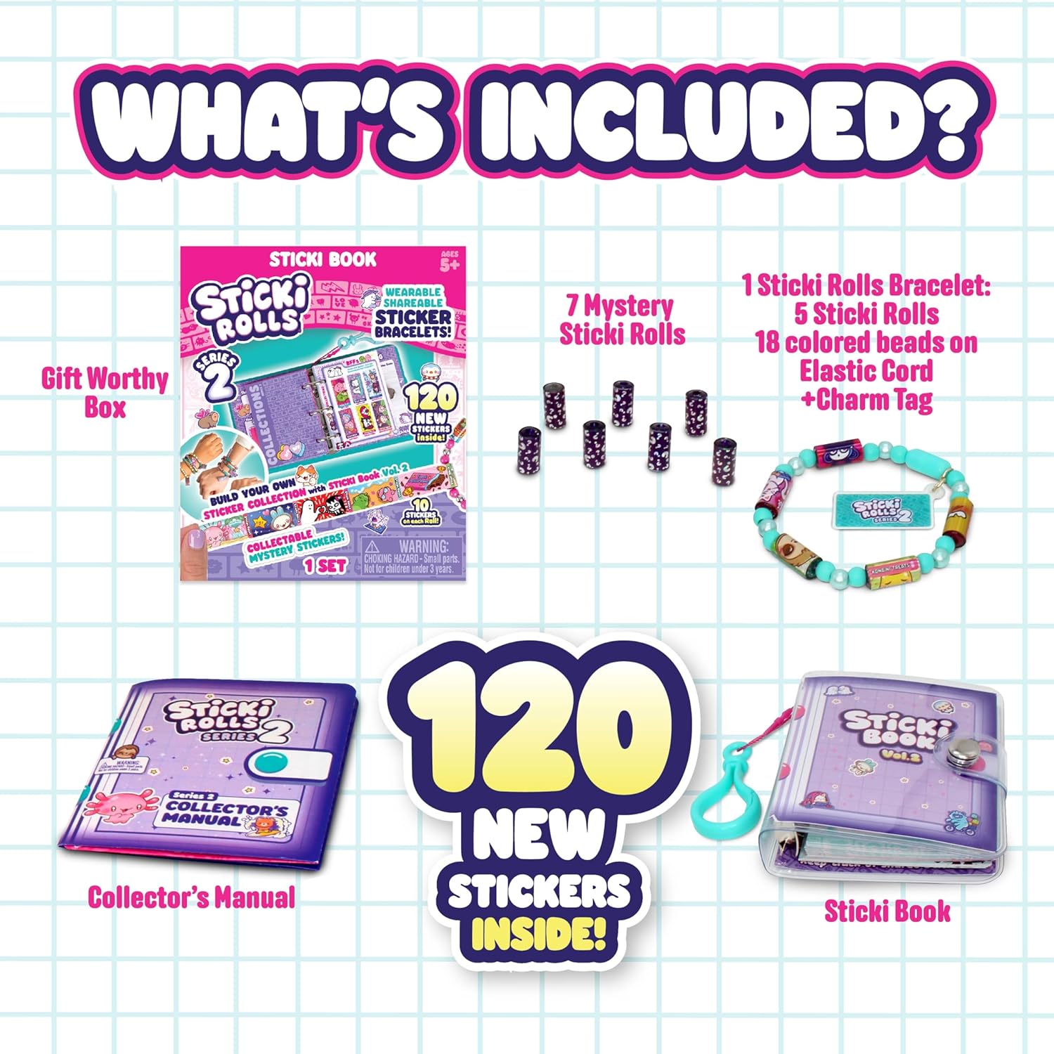 Sticki Rolls Sticki Band & Book Series 2