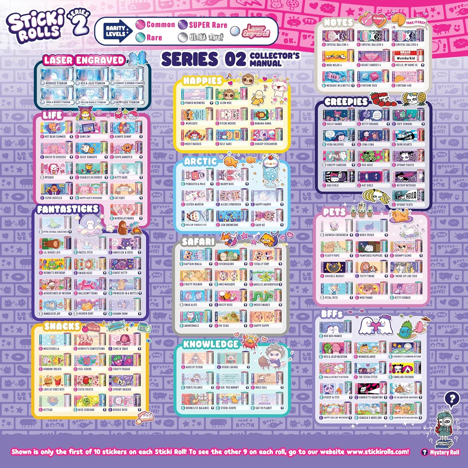 Sticki Rolls Sticki Band & Book Series 2