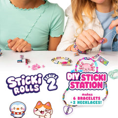 Sticki Rolls Series 2 Sticki Book Set DIY Sticker Jewelry & Activity Kit for Kids