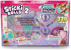 Sticki Rolls Series 2 Sticki Book Set DIY Sticker Jewelry & Activity Kit for Kids