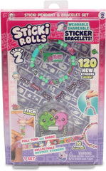 Sticki Rolls Series 2 Wearable Sticker Bracelet & Exclusive Character Pendant