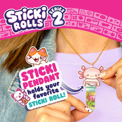 Sticki Rolls Series 2 Wearable Sticker Bracelet & Exclusive Character Pendant
