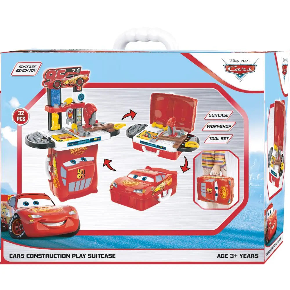 CARS CONSTRUCTION PLAY SUITCASE SET