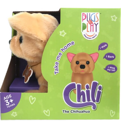 Pugs At Play Plush Toys Walking Chili 6.5