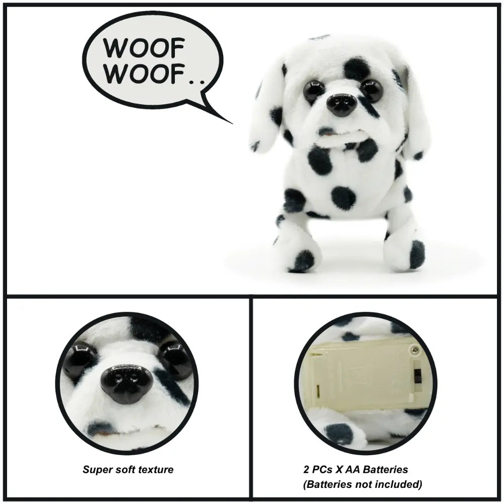 Pugs At Play Walking Spotty 6.5 B/O