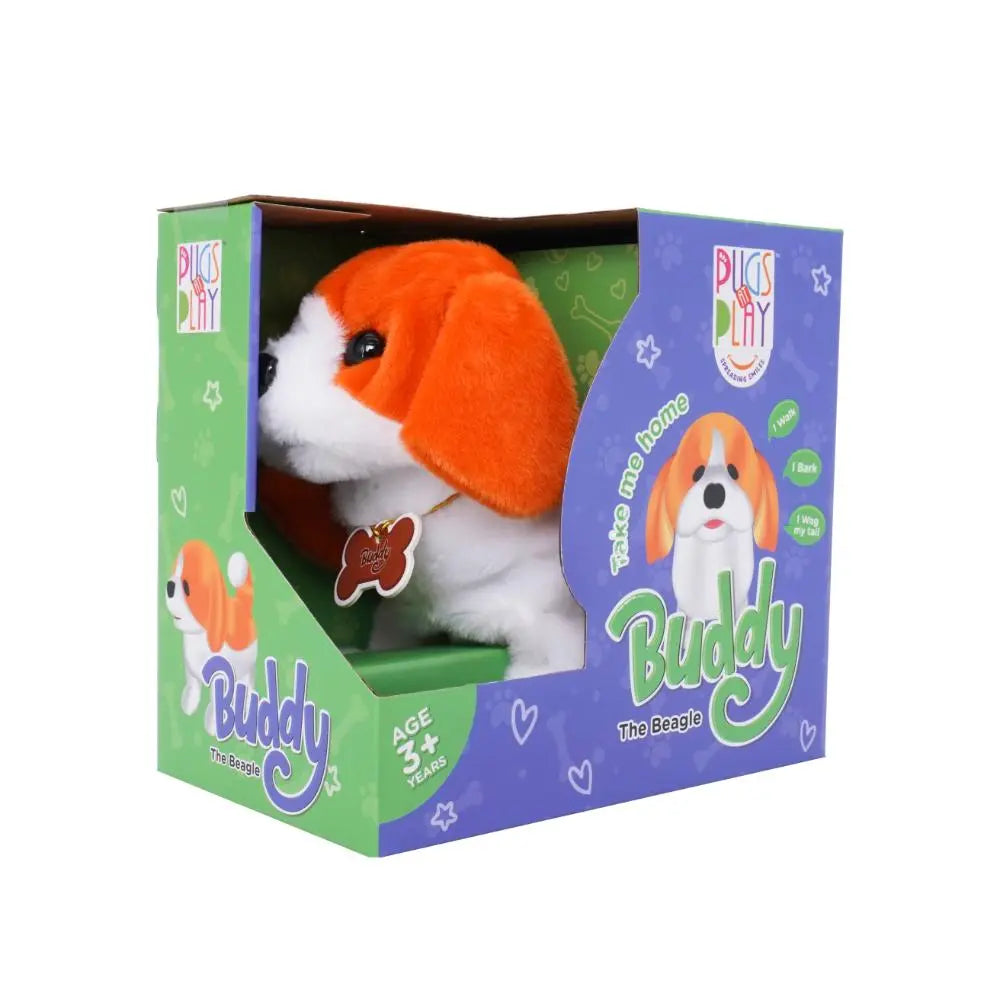 Pugs At Play Walking Buddy 6.5 - Inches Battery Operated