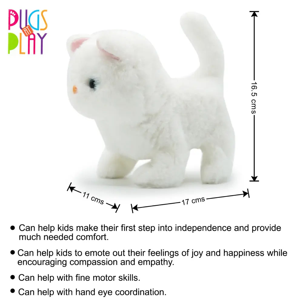 Pugs At Play Walking Casper 6.5 Inch Battery Operated
