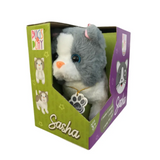 Pugs At Play Walking Sasha 6.5 - Inches Battery Operated