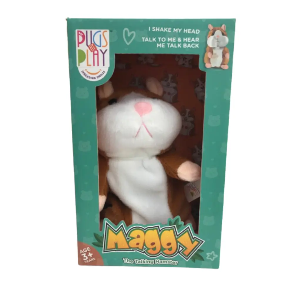 Pugs At Play Talking Maggy 7 Inch Battery Operated