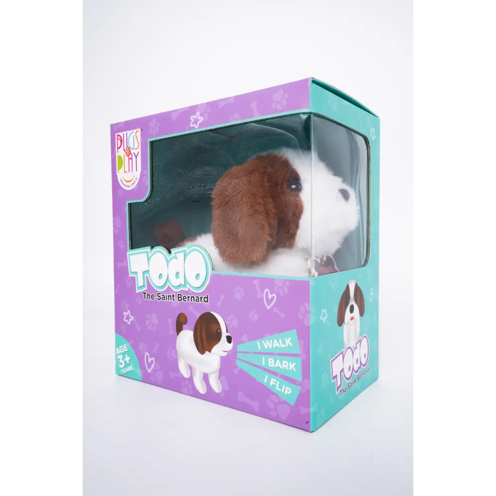 Pugs At Play Flipping Todo Battery Operated