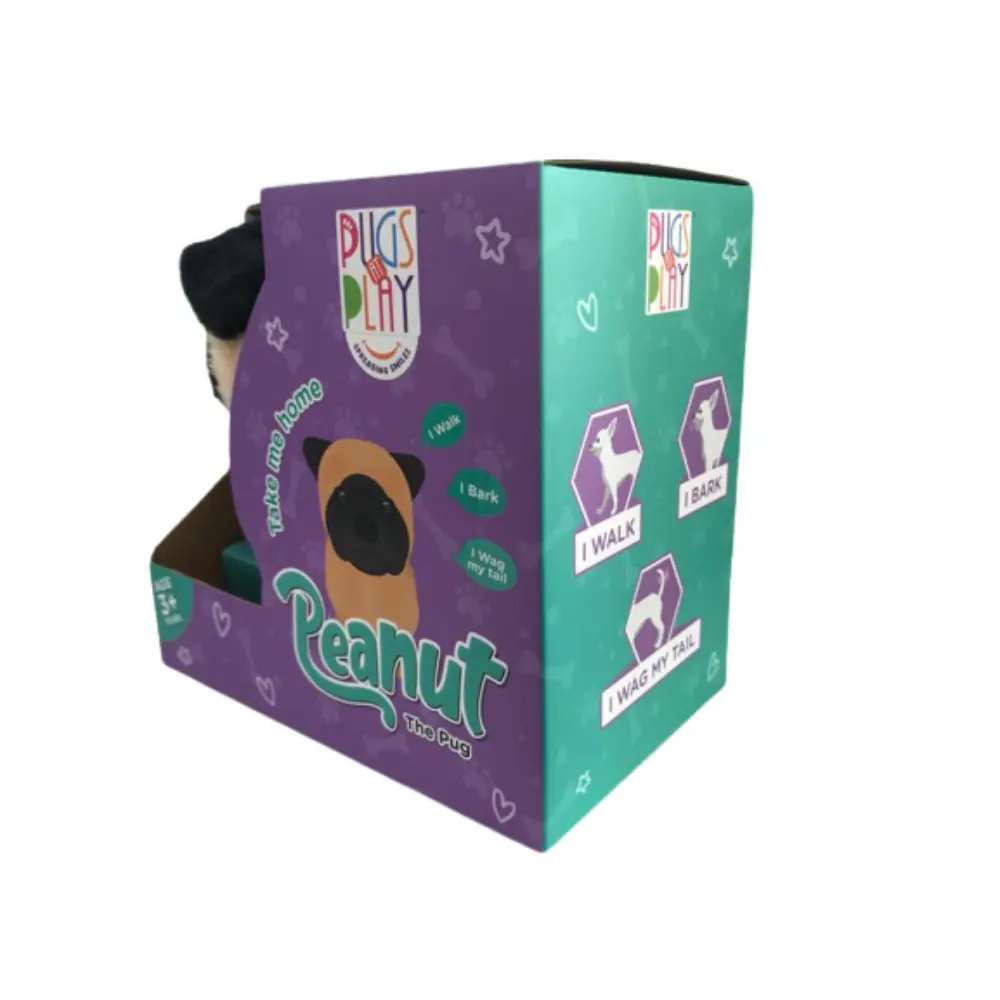 Pugs At Play Walking Pug 6.5 Inch Battery Operated