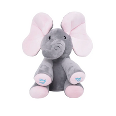 PUGS AT PLAY PEEK A BOO MANNY 10INCH B/O