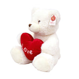 Keeleco Plush Bear 45cm - Cream Teddy for Valentine’s Day Gift