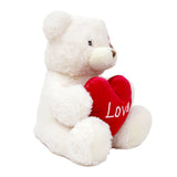 Keeleco Plush Bear 45cm - Cream Teddy for Valentine’s Day Gift