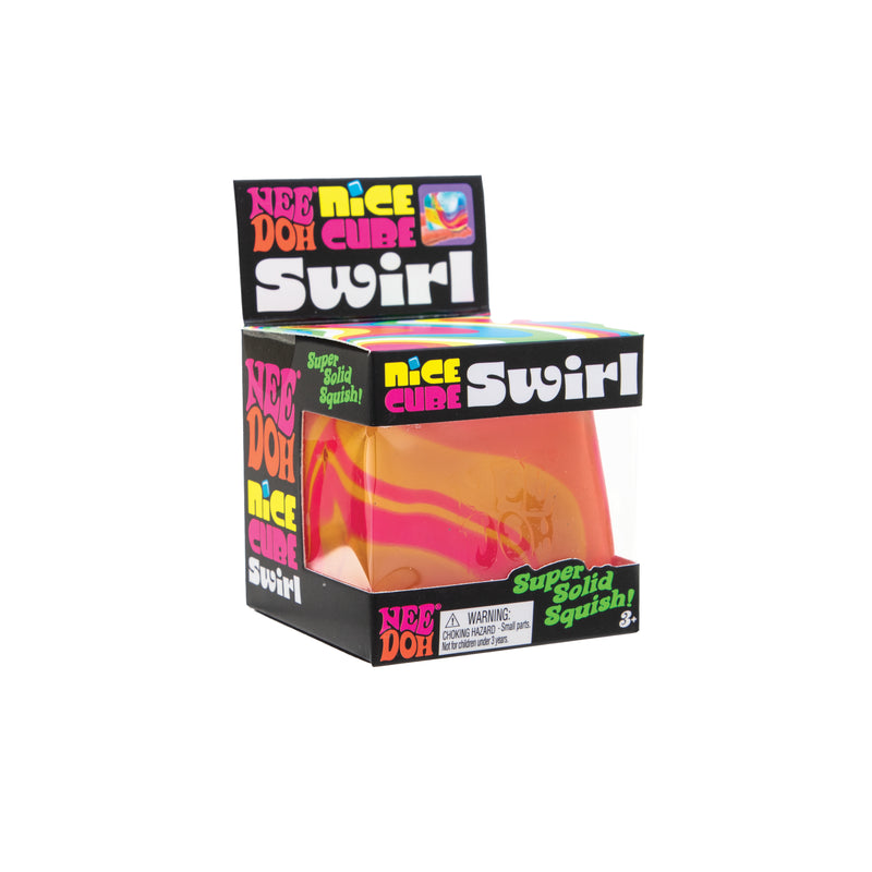 Needoh Nice Cube Swirl Sensory Squeeze Assorted Colors - Random Selection