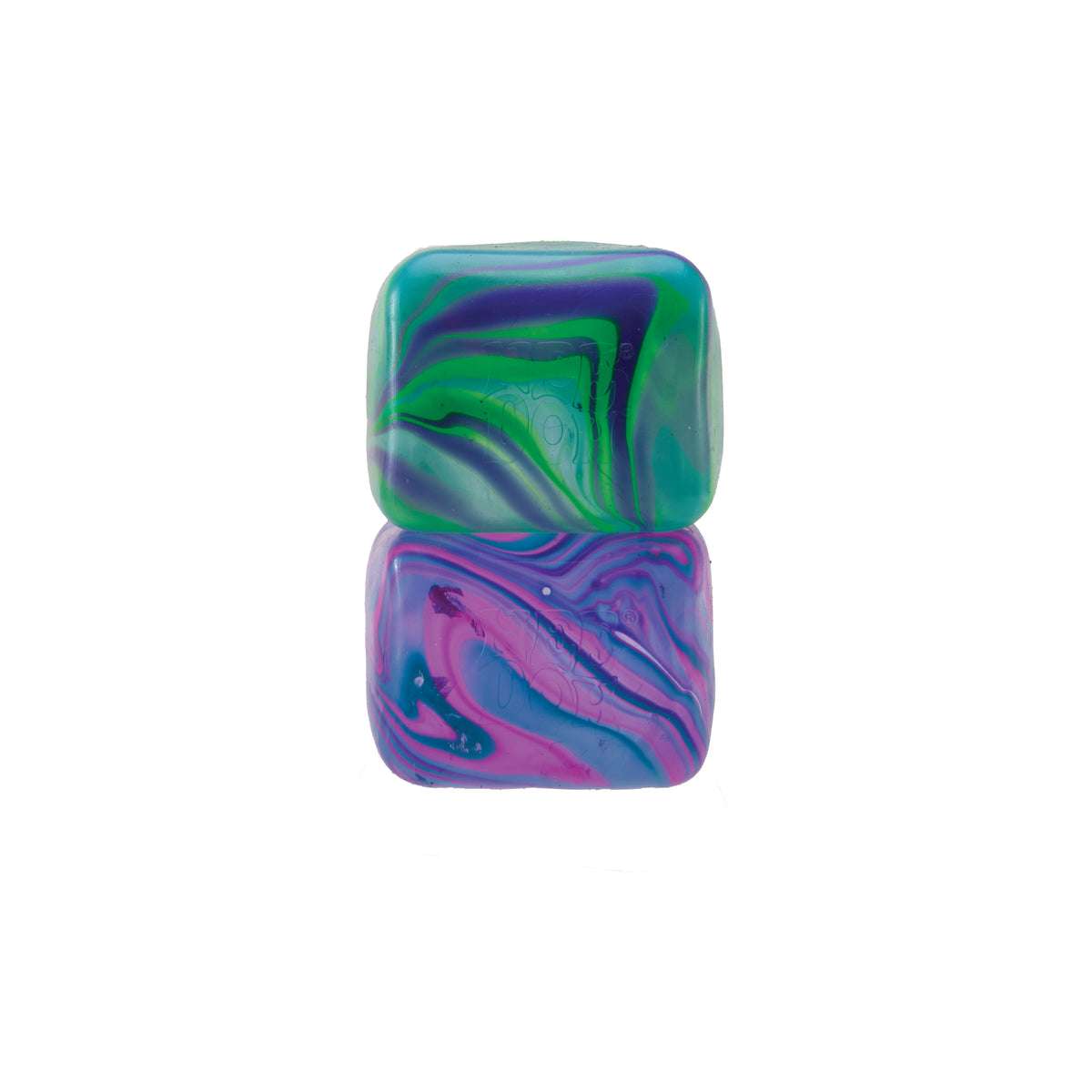 Needoh Nice Cube Swirl Sensory Squeeze Assorted Colors - Random Selection