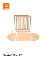 Stokke Sleepi Mini Natural with Extension and Mini Bed Mattress Bundle