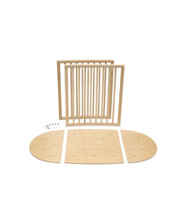 Stokke Sleepi Mini Natural with Extension Mattress and Fitted Sheet Bundle