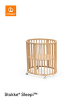Stokke Sleepi Mini Natural with Extension and Mini Bed Mattress Bundle