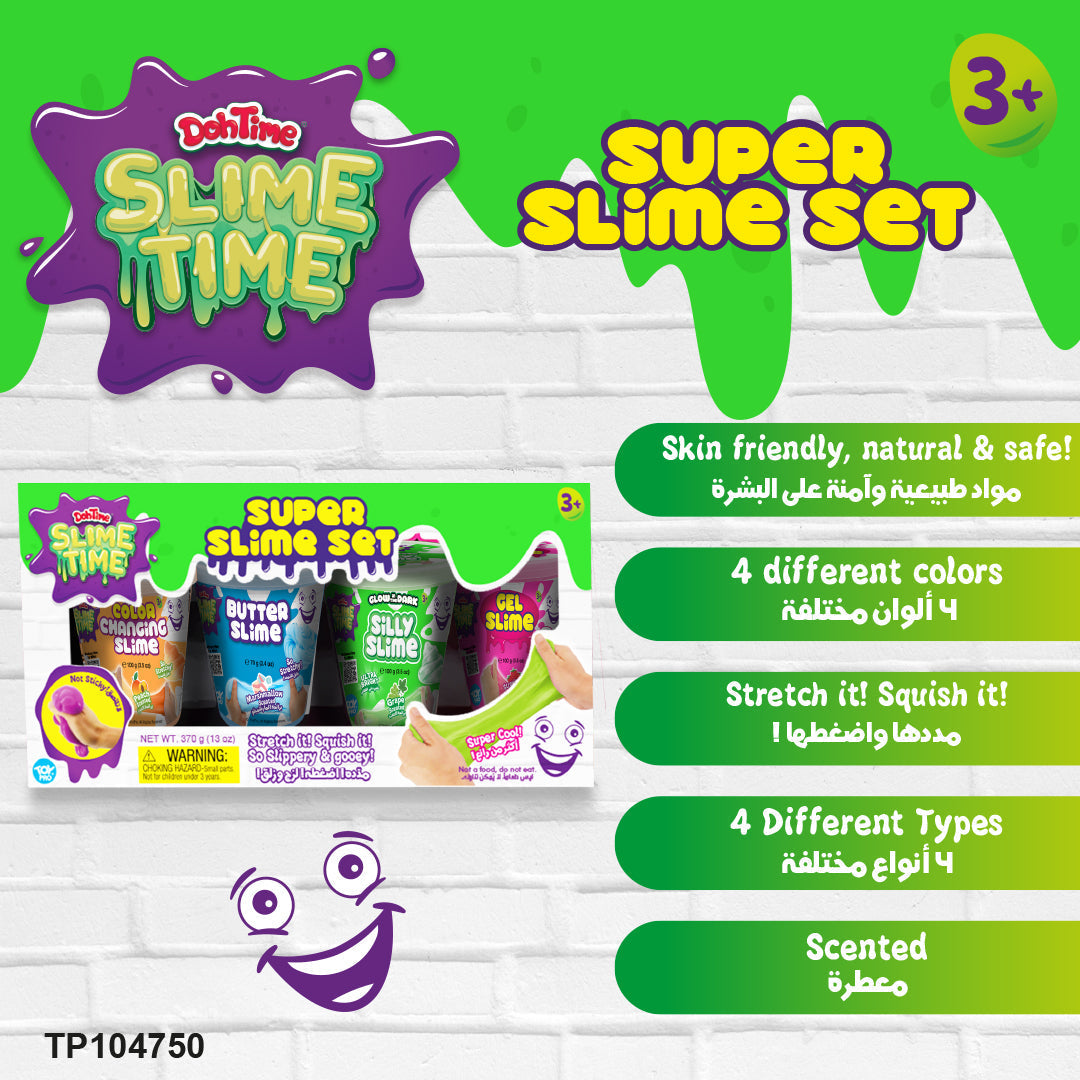 Super Slime Set 4 Pack