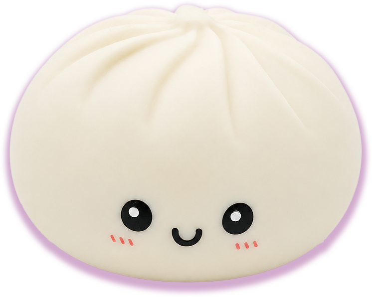 Premium Squishy Dumplings Regular 8.5cm Xiaolongbao Fidget Toy for Kids - Assorted Colors