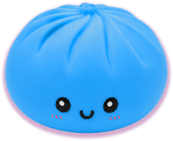 Premium Squishy Dumplings Regular 8.5cm Xiaolongbao Fidget Toy for Kids - Assorted Colors
