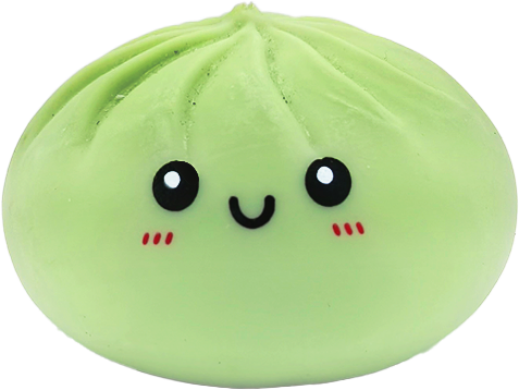 Premium Squishy Dumplings Regular 8.5cm Xiaolongbao Fidget Toy for Kids - Assorted Colors