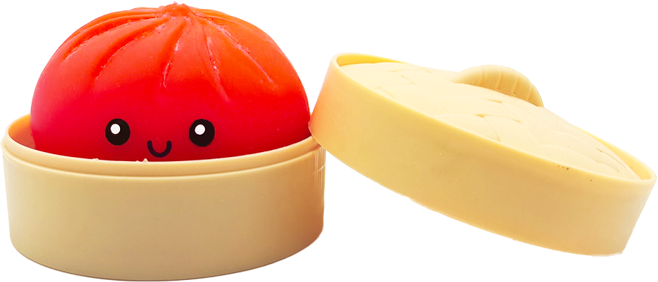 Premium Squishy Dumplings Regular 8.5cm Xiaolongbao Fidget Toy for Kids - Assorted Colors