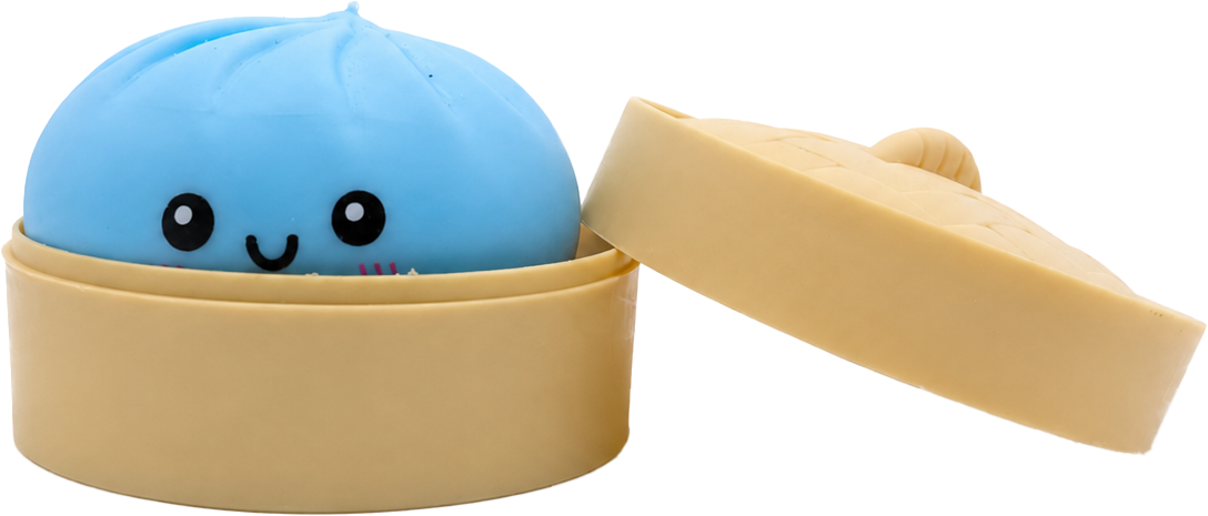Premium Squishy Dumplings Regular 8.5cm Xiaolongbao Fidget Toy for Kids - Assorted Colors