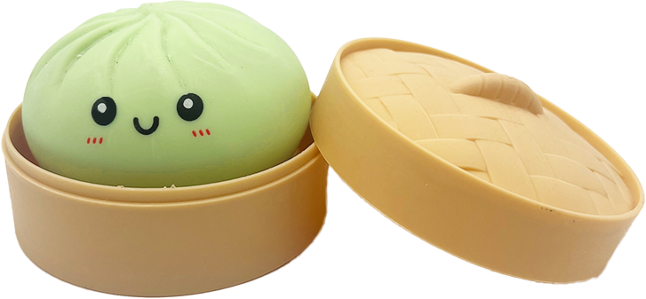 Premium Squishy Dumplings Regular 8.5cm Xiaolongbao Fidget Toy for Kids - Assorted Colors