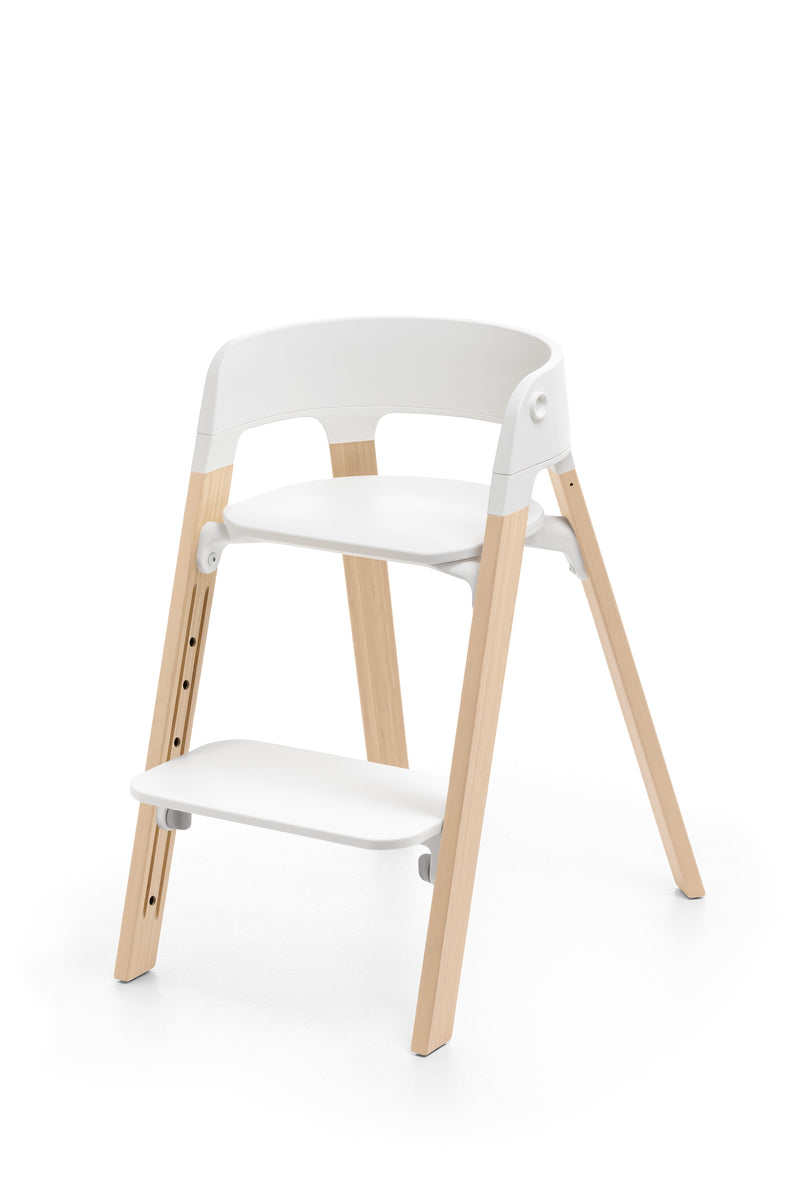 Stokke Steps High Chair White/Natural