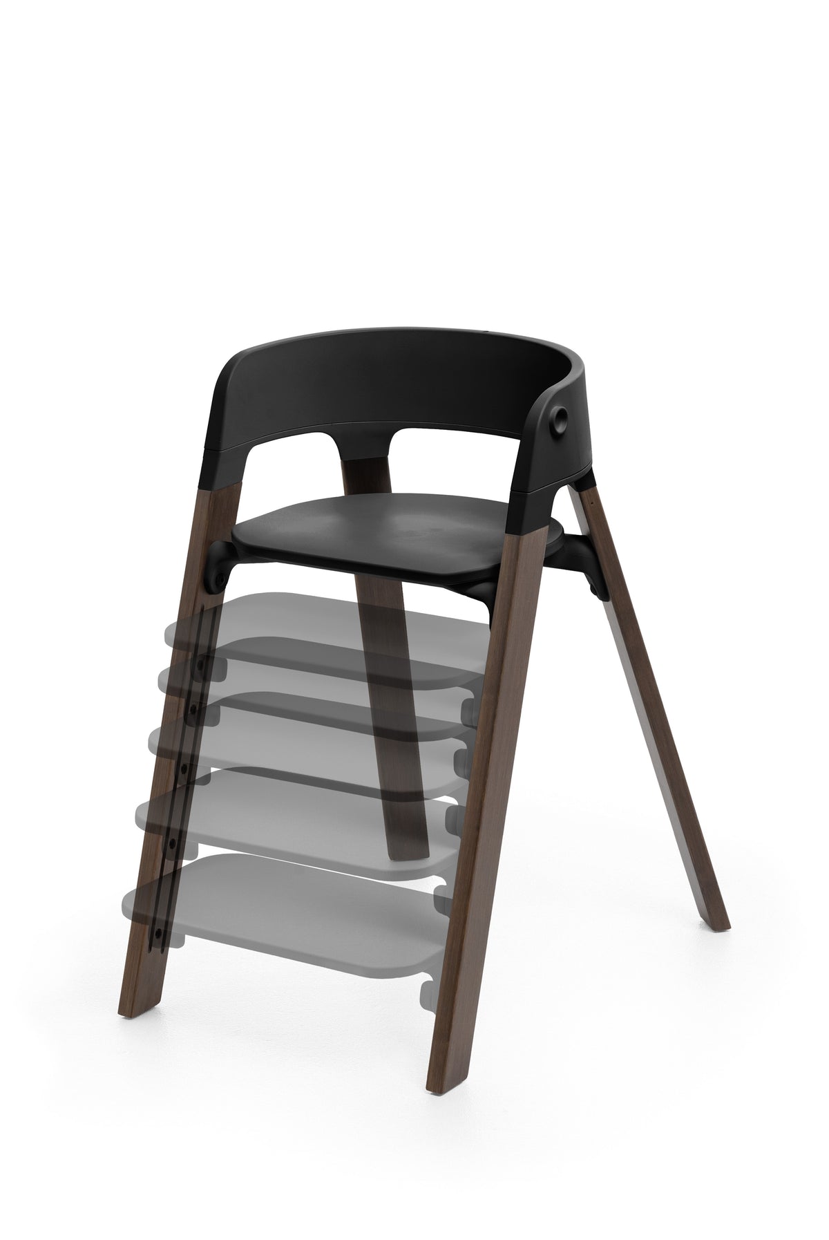 Stokke Steps High Chair Black/Warm Brown