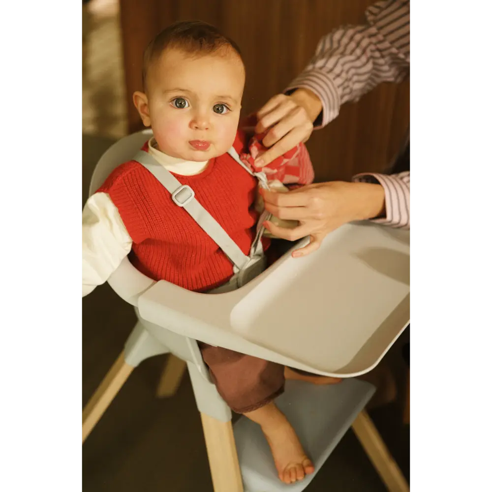 Stokke Clikk High Chair Bamboo Legs Cloud Grey