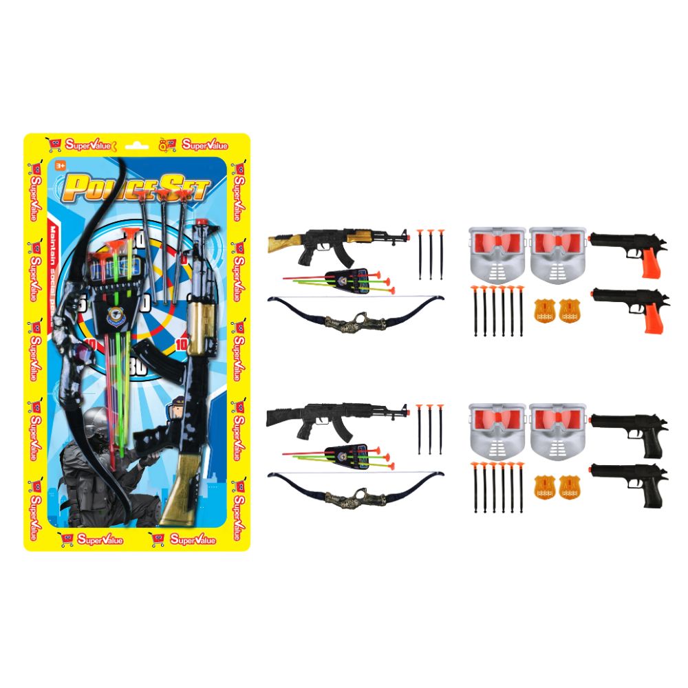 Super Value Police Play Set for Kids Assorted Designs - Random selection