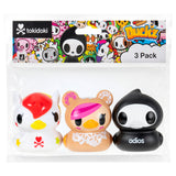 Tokidoki Duckz 3-Inch Collectible Figures 3-Pack - Assorted Mini Toy Figures for Kids & Collectors