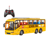 Power Joy RC School Bus with Lights Remote Control Toy Bus for Kids