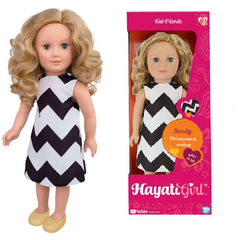 Hayati Girl Doll Sandy Weavy Dress 18-In