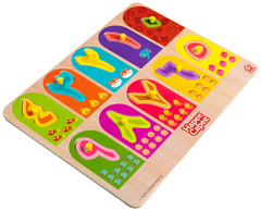 Hapee Capee Number Peg Board Puzzle Arabic