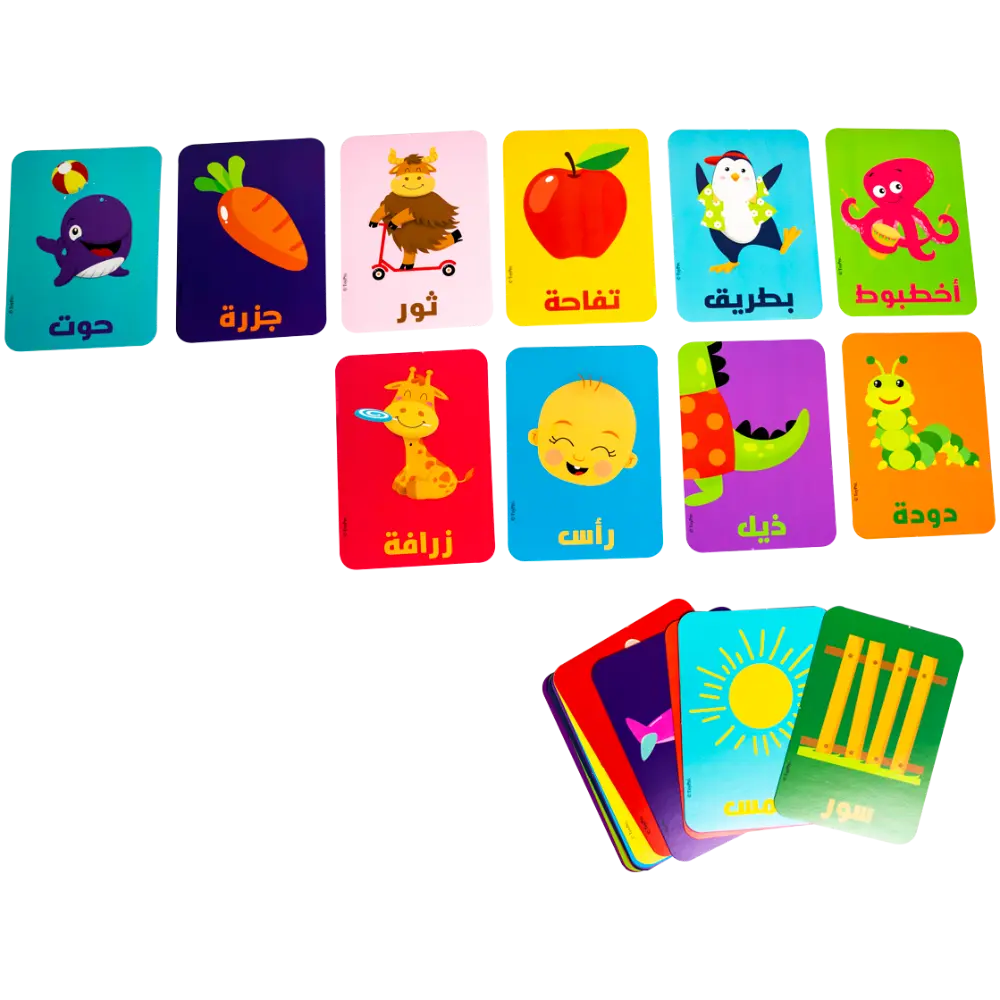 Hapee Capee Alphabet Cards Arabic
