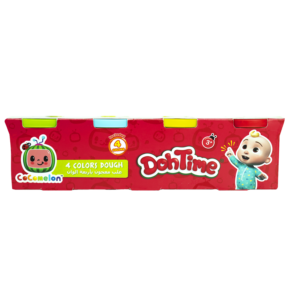 Dohtime Cocomelon 4 Colors Dough  Arts & Crafts