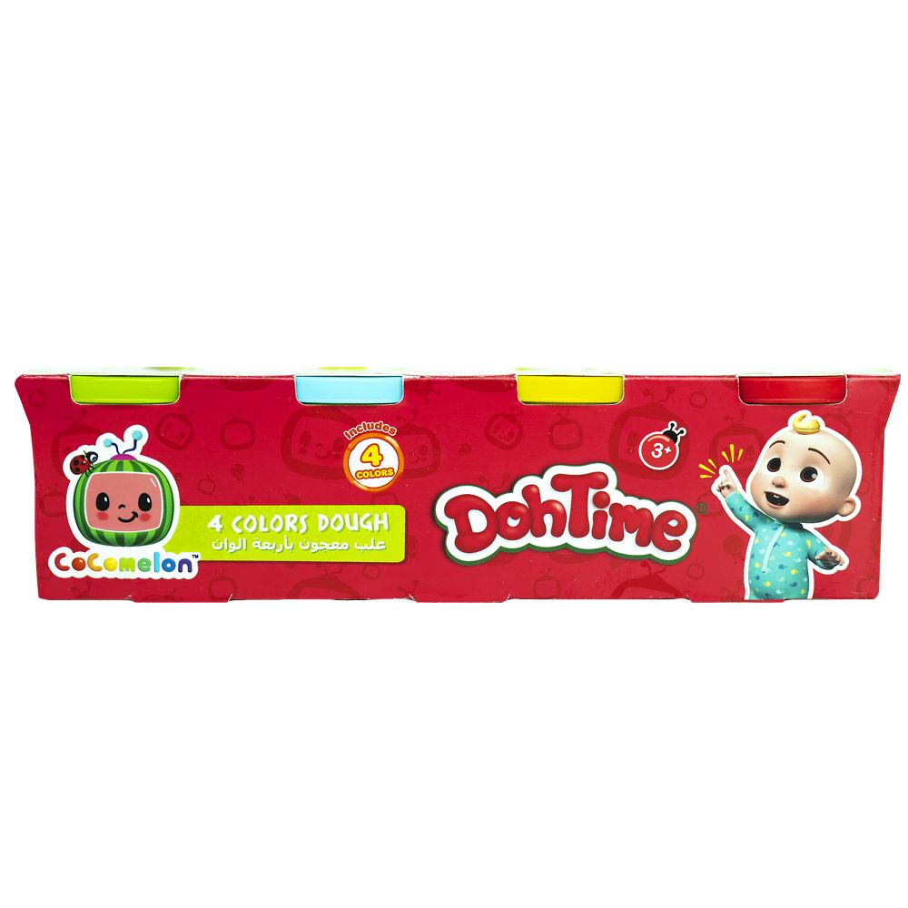 Dohtime Cocomelon 4 Colors Dough  Arts & Crafts