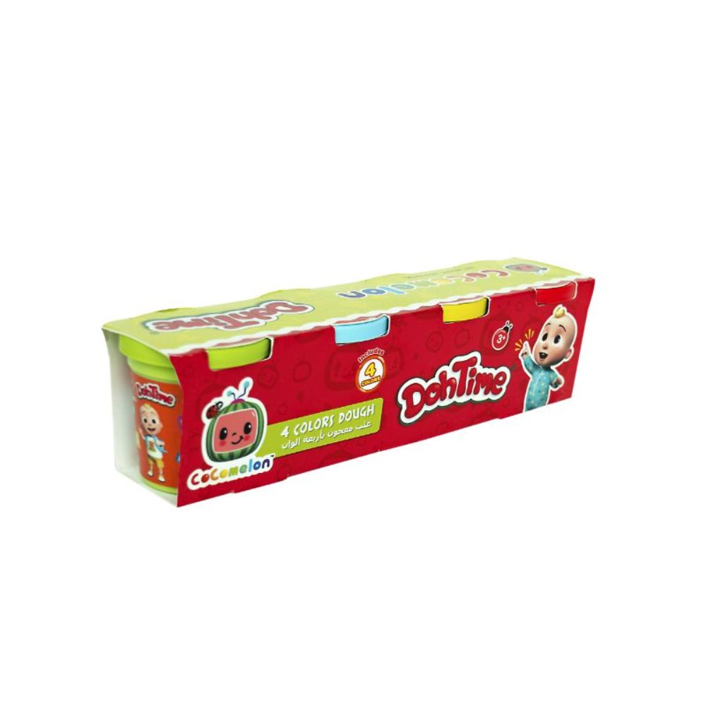 Dohtime Cocomelon 4 Colors Dough  Arts & Crafts