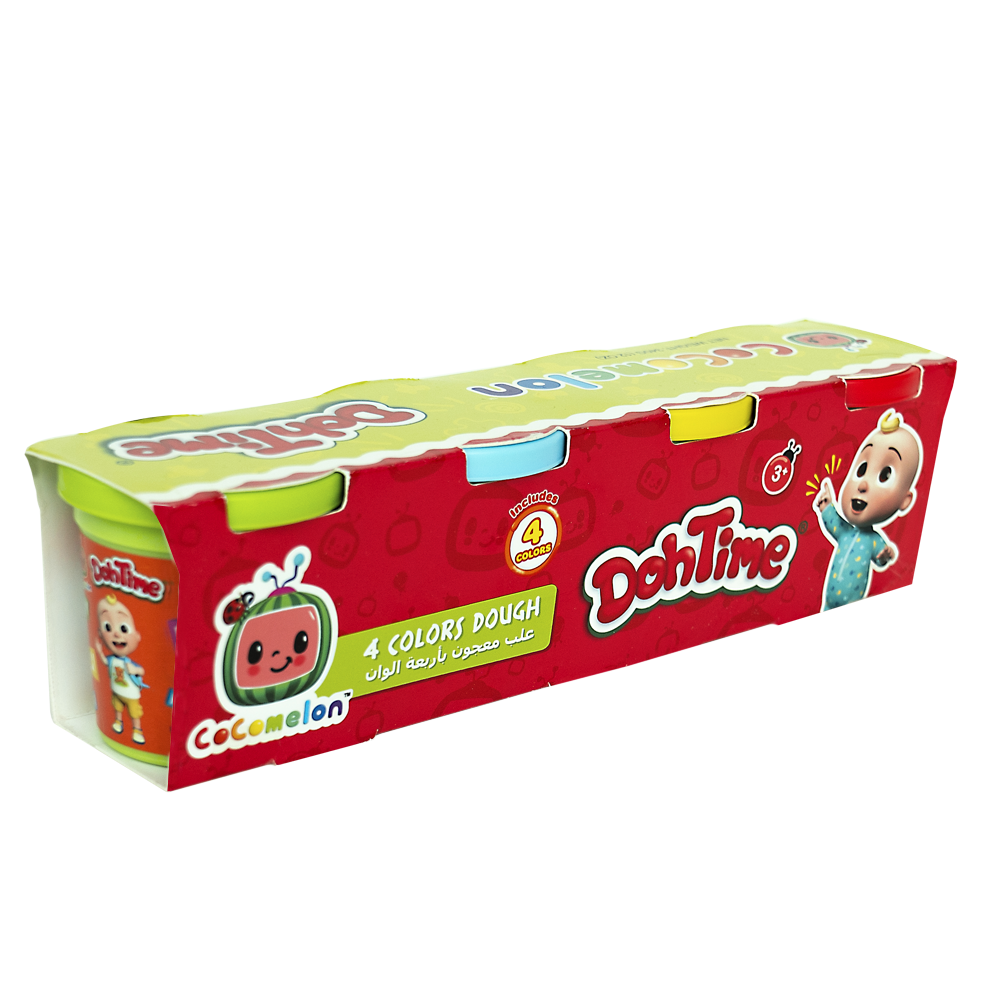 Dohtime Cocomelon 4 Colors Dough  Arts & Crafts