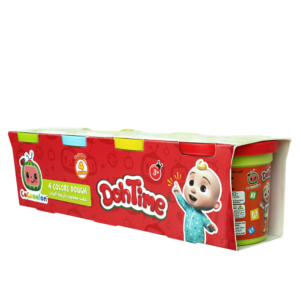 Dohtime Cocomelon 4 Colors Dough  Arts & Crafts