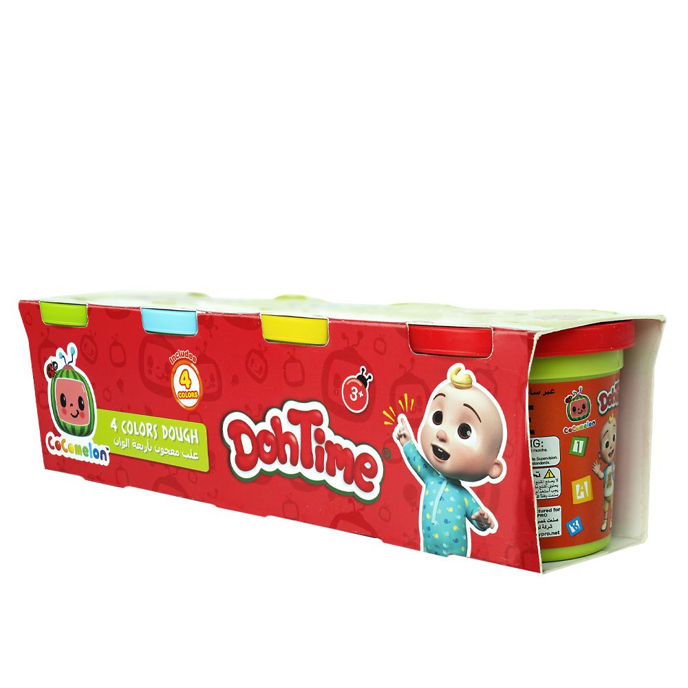Dohtime Cocomelon 4 Colors Dough  Arts & Crafts