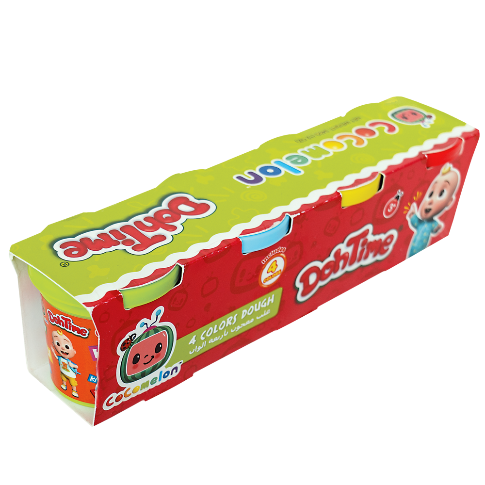 Dohtime Cocomelon 4 Colors Dough  Arts & Crafts