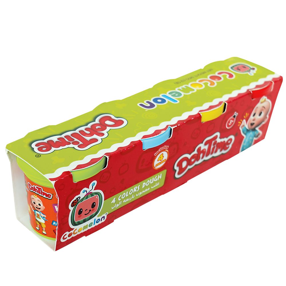Dohtime Cocomelon 4 Colors Dough  Arts & Crafts